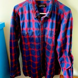 Orvis long sleeve shirt.